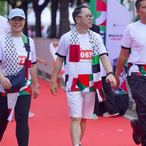 Race photo from WALK FOR PALESTINE