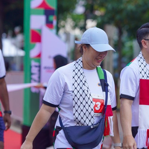 Race photo from WALK FOR PALESTINE