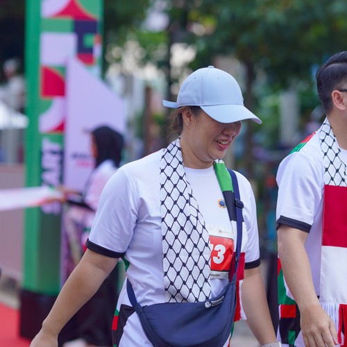 Race photo from WALK FOR PALESTINE