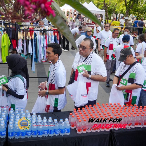 Race photo from WALK FOR PALESTINE