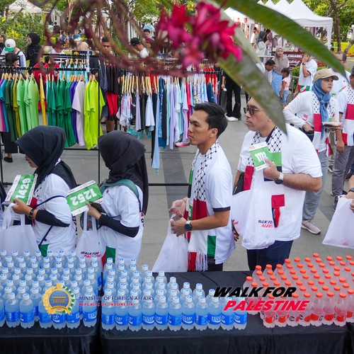 Race photo from WALK FOR PALESTINE