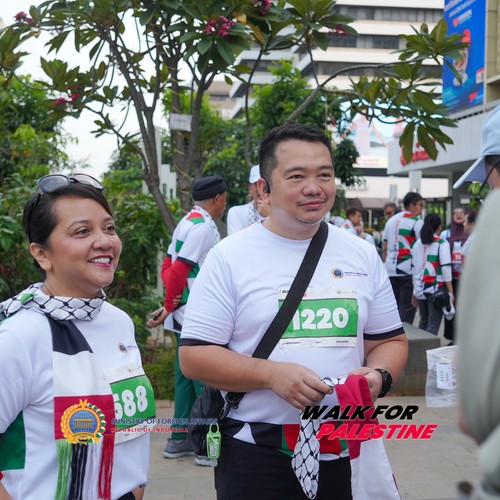 Race photo from WALK FOR PALESTINE