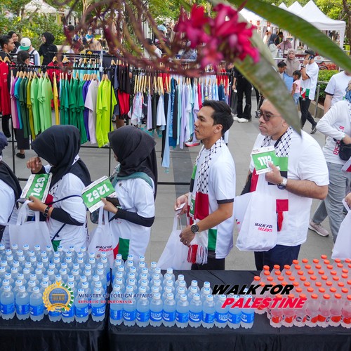 Race photo from WALK FOR PALESTINE