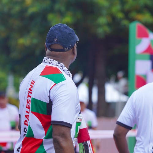 Race photo from WALK FOR PALESTINE