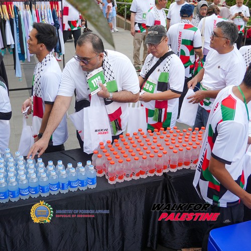Race photo from WALK FOR PALESTINE