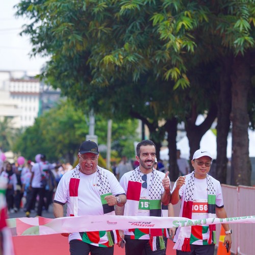 Race photo from WALK FOR PALESTINE