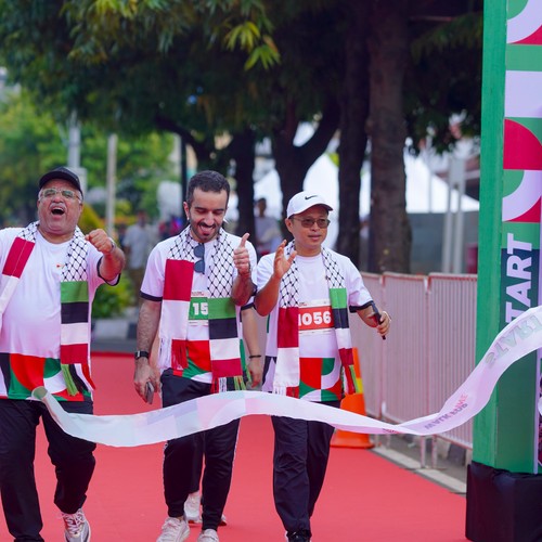 Race photo from WALK FOR PALESTINE