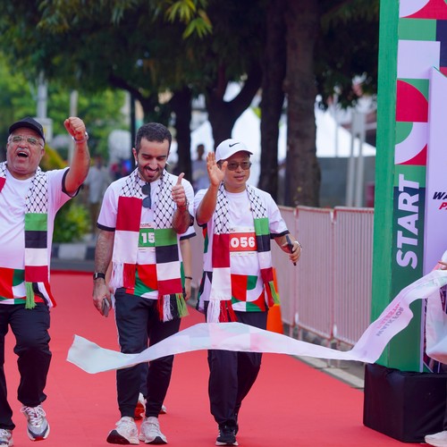 Race photo from WALK FOR PALESTINE