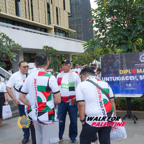 Race photo from WALK FOR PALESTINE