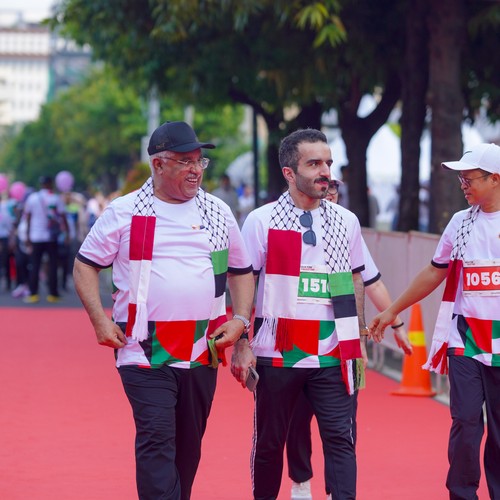 Race photo from WALK FOR PALESTINE