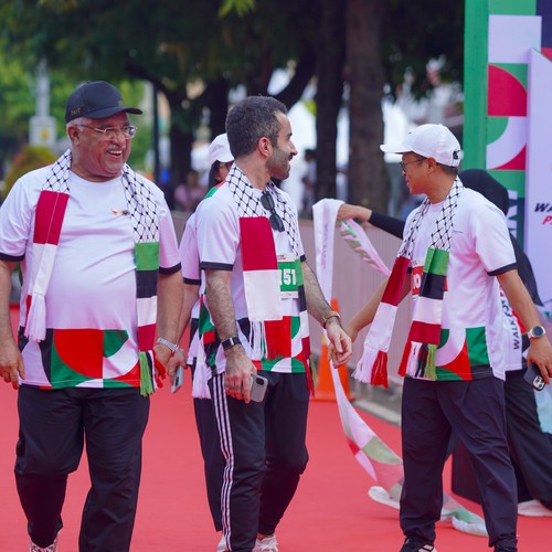 Race photo from WALK FOR PALESTINE