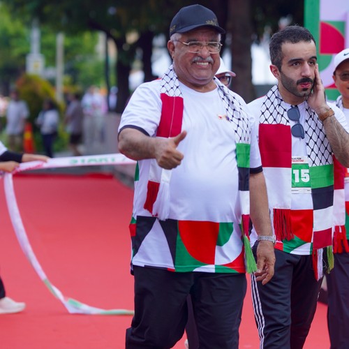 Race photo from WALK FOR PALESTINE