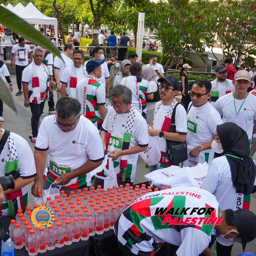 Race photo from WALK FOR PALESTINE
