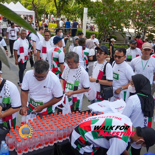 Race photo from WALK FOR PALESTINE