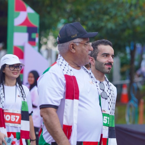 Race photo from WALK FOR PALESTINE