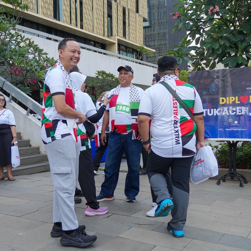 Race photo from WALK FOR PALESTINE