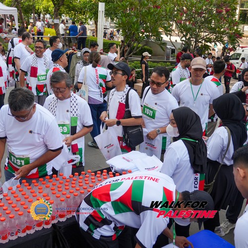 Race photo from WALK FOR PALESTINE