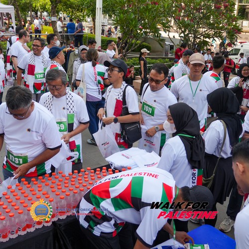 Race photo from WALK FOR PALESTINE