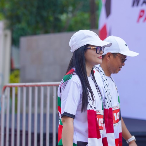 Race photo from WALK FOR PALESTINE