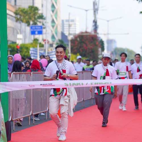 Race photo from WALK FOR PALESTINE