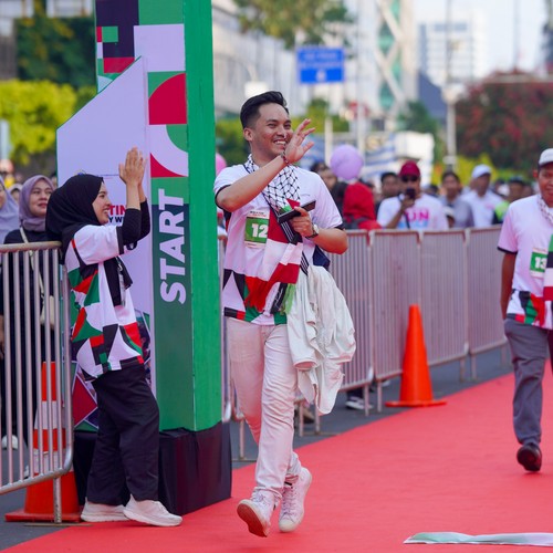 Race photo from WALK FOR PALESTINE