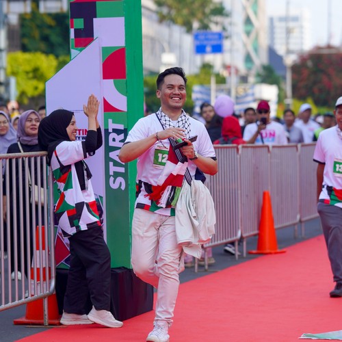 Race photo from WALK FOR PALESTINE