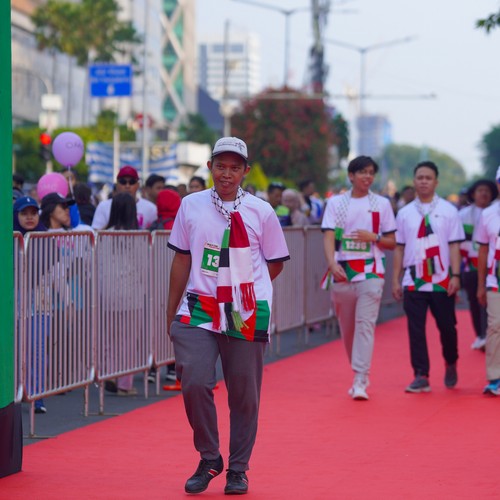 Race photo from WALK FOR PALESTINE