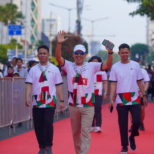 Race photo from WALK FOR PALESTINE