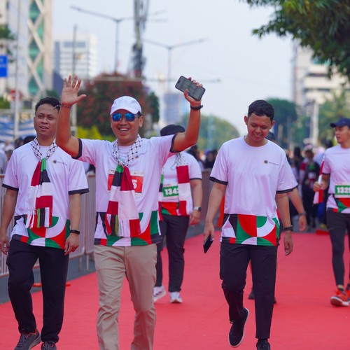 Race photo from WALK FOR PALESTINE