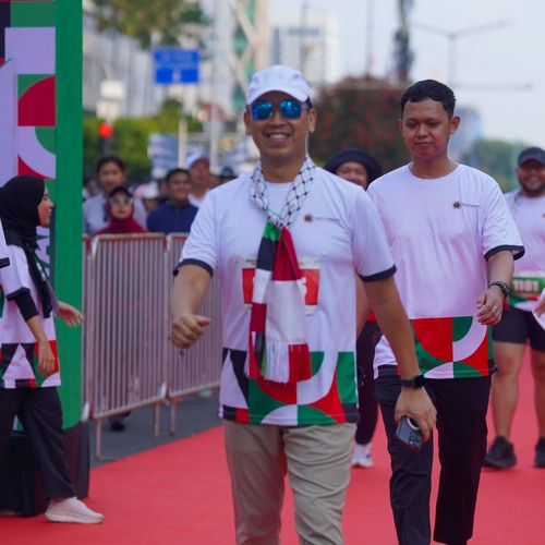 Race photo from WALK FOR PALESTINE