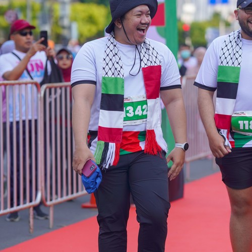 Race photo from WALK FOR PALESTINE