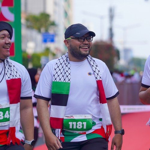 Race photo from WALK FOR PALESTINE