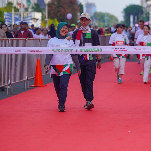 Race photo from WALK FOR PALESTINE