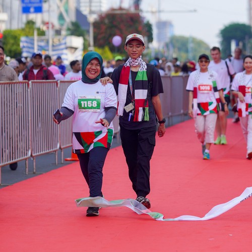 Race photo from WALK FOR PALESTINE