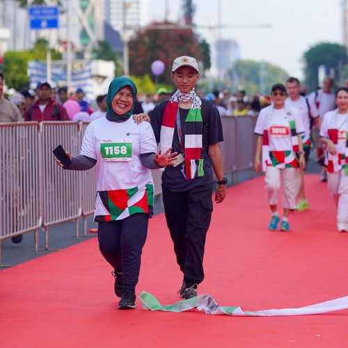 Race photo from WALK FOR PALESTINE