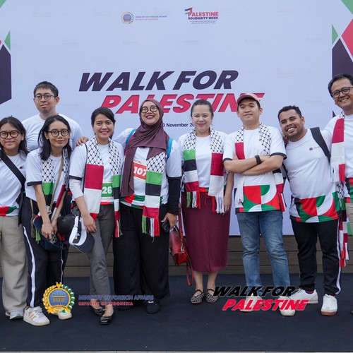 Race photo from WALK FOR PALESTINE