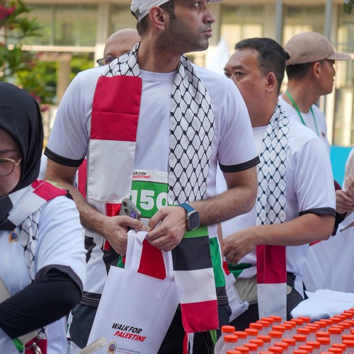 Race photo from WALK FOR PALESTINE
