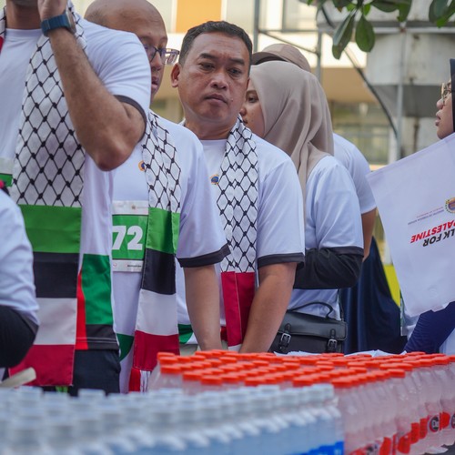 Race photo from WALK FOR PALESTINE