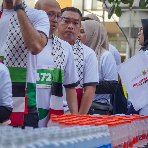 Race photo from WALK FOR PALESTINE