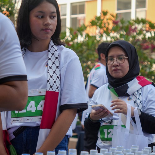 Race photo from WALK FOR PALESTINE