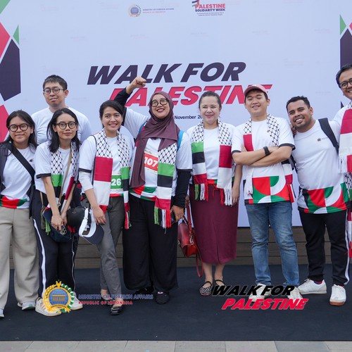 Race photo from WALK FOR PALESTINE