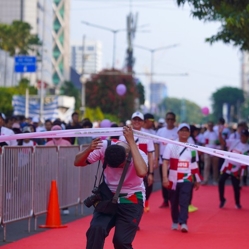 Race photo from WALK FOR PALESTINE