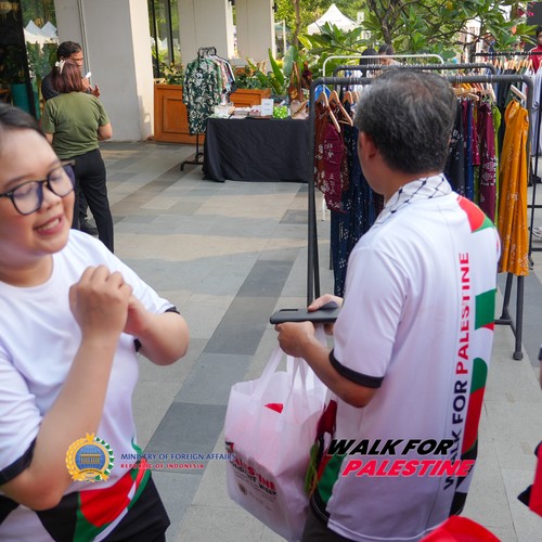 Race photo from WALK FOR PALESTINE