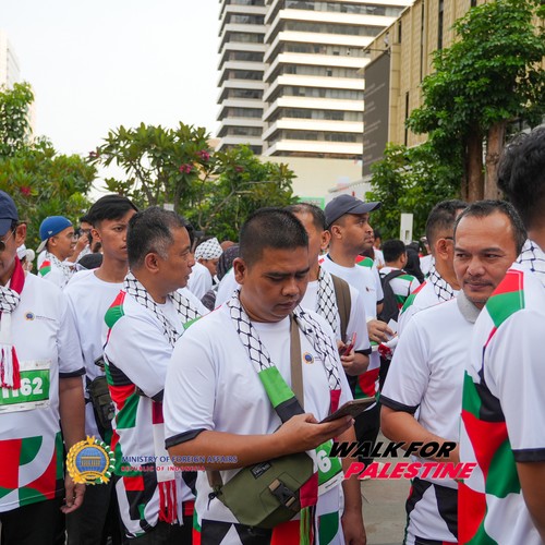 Race photo from WALK FOR PALESTINE