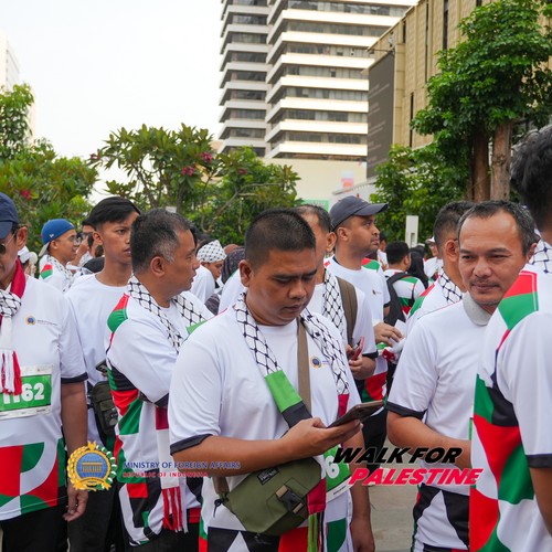 Race photo from WALK FOR PALESTINE