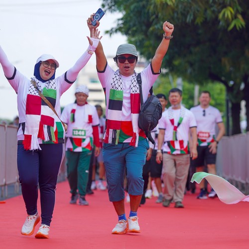 Race photo from WALK FOR PALESTINE