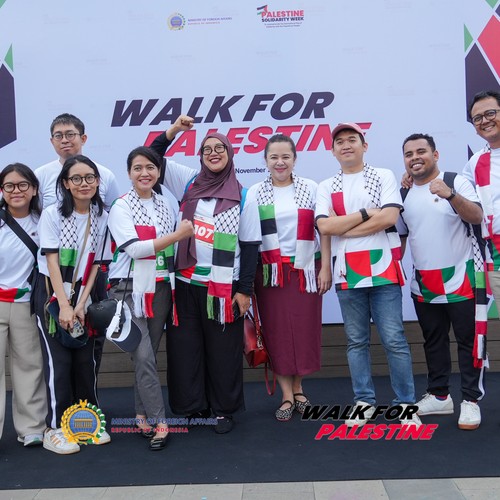 Race photo from WALK FOR PALESTINE