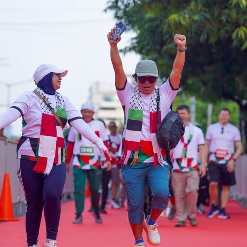 Race photo from WALK FOR PALESTINE