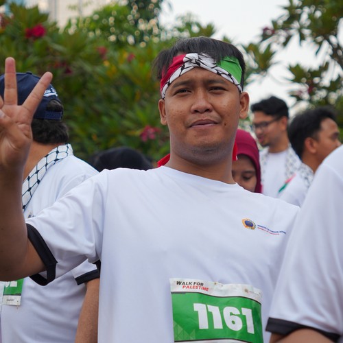 Race photo from WALK FOR PALESTINE
