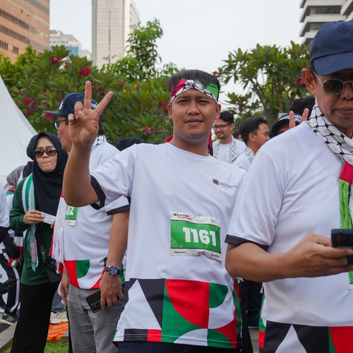Race photo from WALK FOR PALESTINE